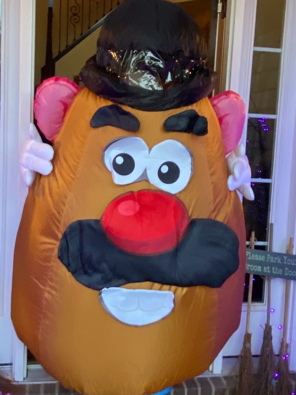 Adult Inflatable Mr. Potato Head Halloween Costume Disney Pixar Toy Story